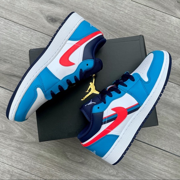 đđ§ĄAir Jordan 1 Low Game Time GSđ§Ąđ - Picture 7 of 7